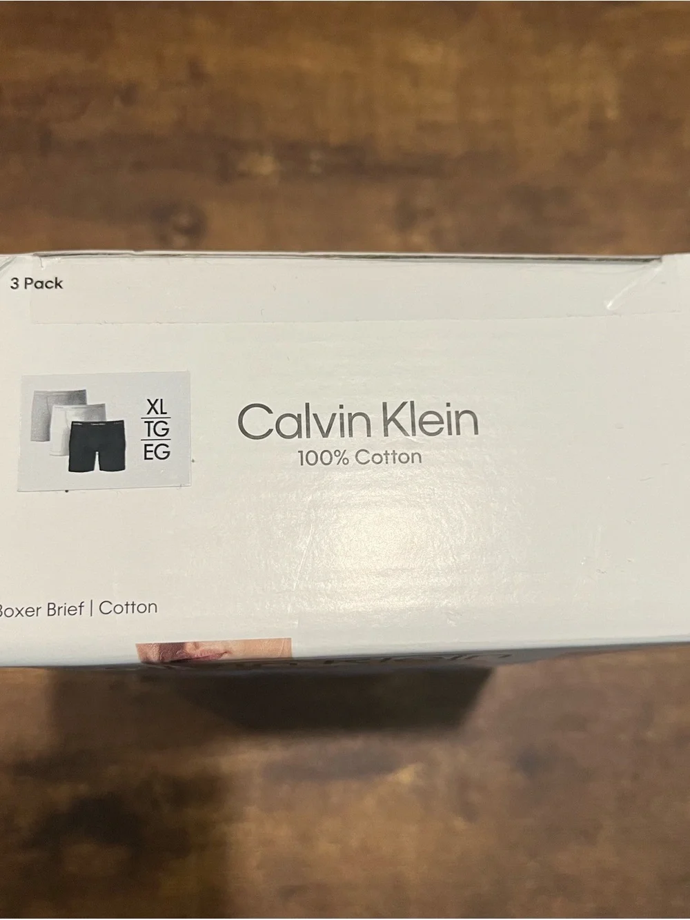 Calvin Klein Classic Fit 3-Pack Cotton Boxer Briefs - White/Grey/Black
